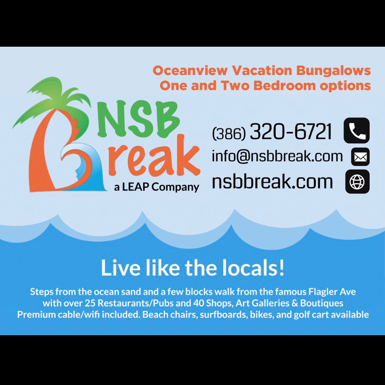 NSB Break Vacation Bungalows | 2307, 403 Crawford Rd, New Smyrna Beach, FL 32169, USA | Phone: (386) 320-6721