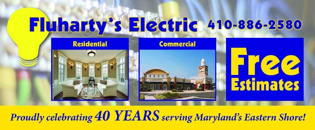 Fluhartys Electric, Inc. | 5996 Tilghman Island Rd, Tilghman, MD 21671, USA | Phone: (410) 886-2580
