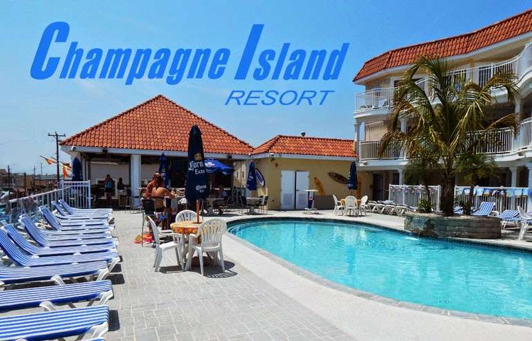 Champagne Island Resort Hotel | 106 W Spruce Ave, North Wildwood, NJ 08260, USA | Phone: (609) 522-4660