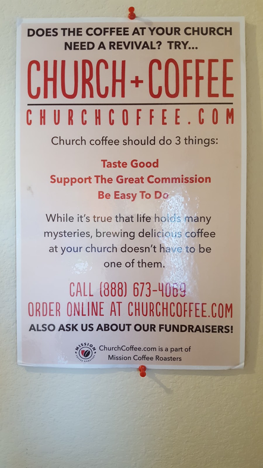 Church Coffee/Mission Coffee | 11641 Ridgeline Dr, Colorado Springs, CO 80921, USA | Phone: (888) 673-4069