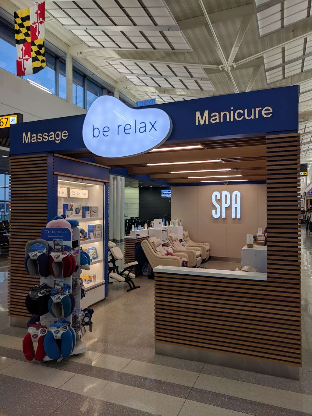 Be Relax | Washington Dulles International Airport, Concourse B Gate 64, Dulles, VA 20166 | Phone: (703) 572-5242