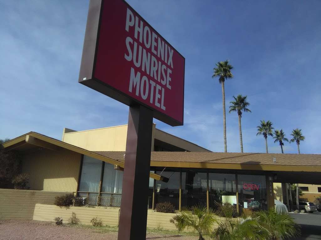 Phoenix Sunrise Motel | 3644 E Van Buren St, Phoenix, AZ 85008, USA | Phone: (602) 275-7661