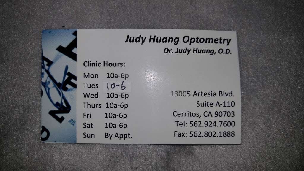 Judy C. Huang Optometry | 7002 Moody St Suite #100, La Palma, CA 90623 | Phone: (562) 924-7600