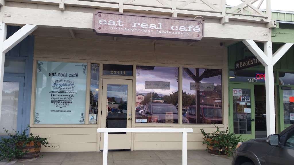 Eat Real Café | 23414 Lyons Ave, Santa Clarita, CA 91321 | Phone: (661) 254-2237