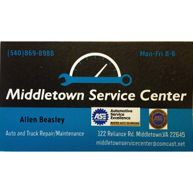 Middletown Service Center | 122 Reliance Rd, Middletown, VA 22645, USA | Phone: (540) 869-8988