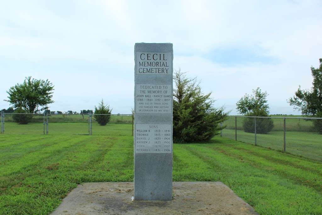 Cecil Memorial Cemetery | 16 SW State Hwy Jj, Leeton, MO 64761, USA