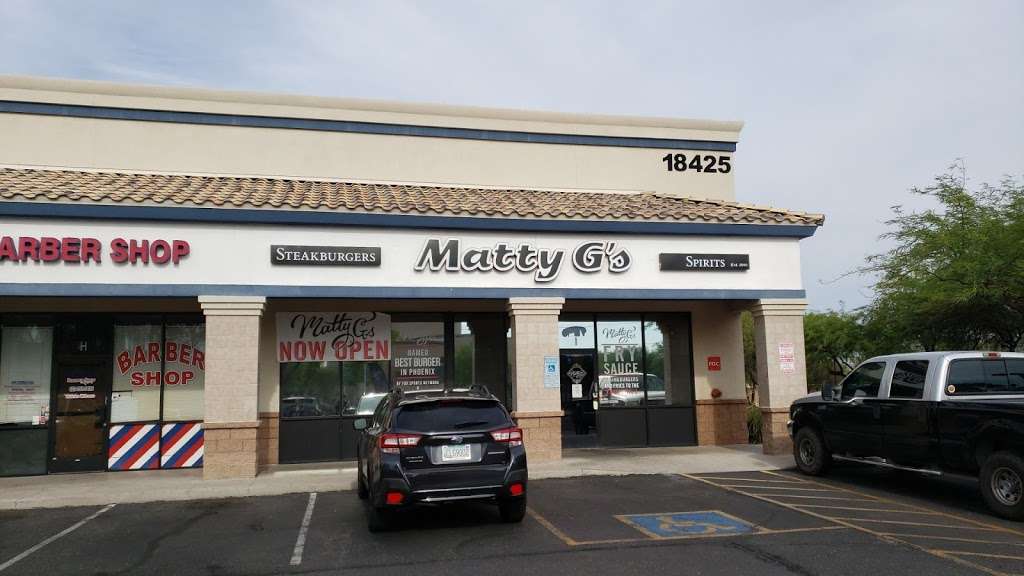 Matty G’s Steakburgers & Spirits | 18425 N 51st Ave, Glendale, AZ 85308, USA | Phone: (623) 235-6218