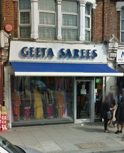 Geeta Sarees | 231 Upper Tooting Rd, Tooting, London SW17 7TG, UK | Phone: 020 8672 0208