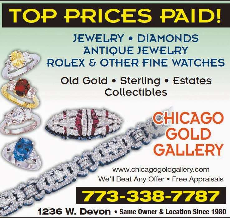 Chicago Gold Gallery | 1236 W Devon Ave, Chicago, IL 60660, USA | Phone: (773) 338-7787