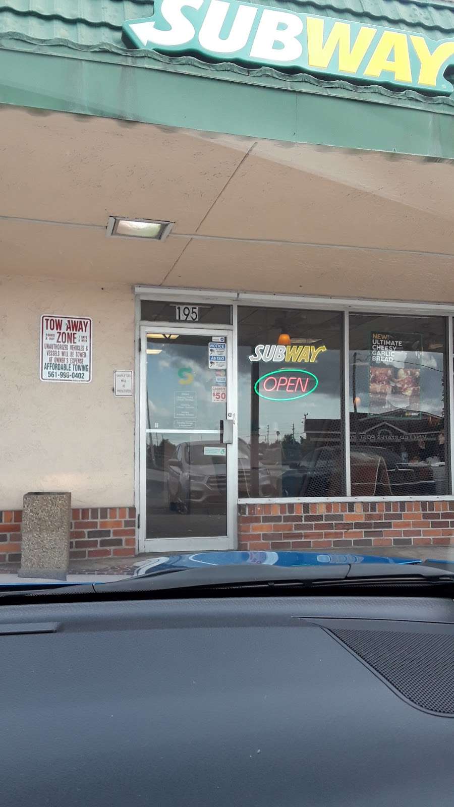 Subway | 195 US-27, South Bay, FL 33493 | Phone: (561) 996-4588