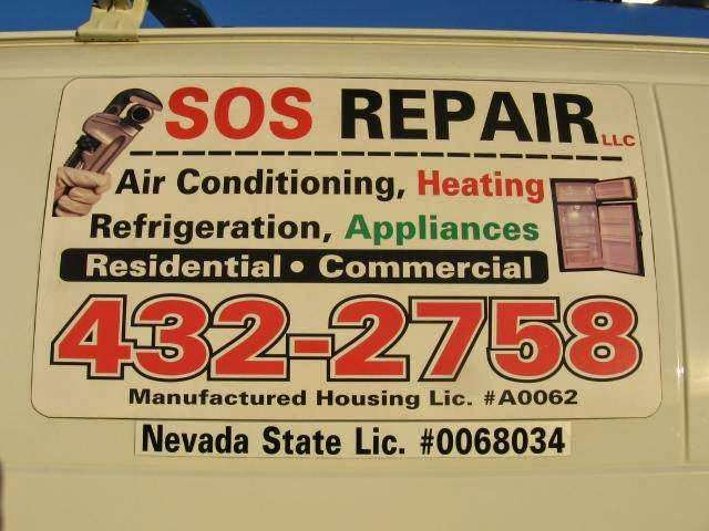 SOS Repair LLC. Air Conditioning Repair and HVAC | 5616 Caladonia Ave, Las Vegas, NV 89110, USA | Phone: (702) 432-2758