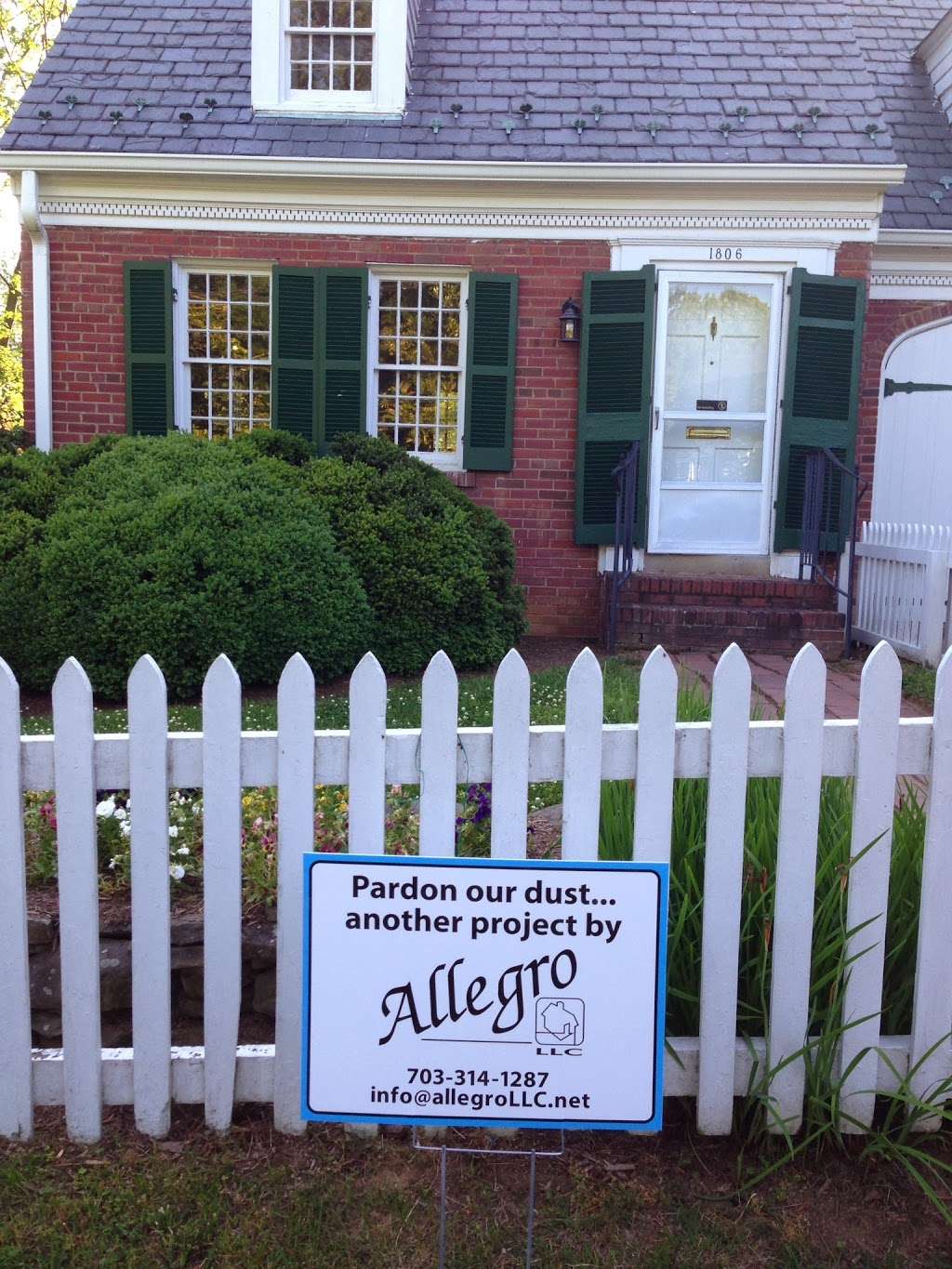 Allegro LLC | 1707 Preston Rd, Alexandria, VA 22302, USA | Phone: (703) 314-1287