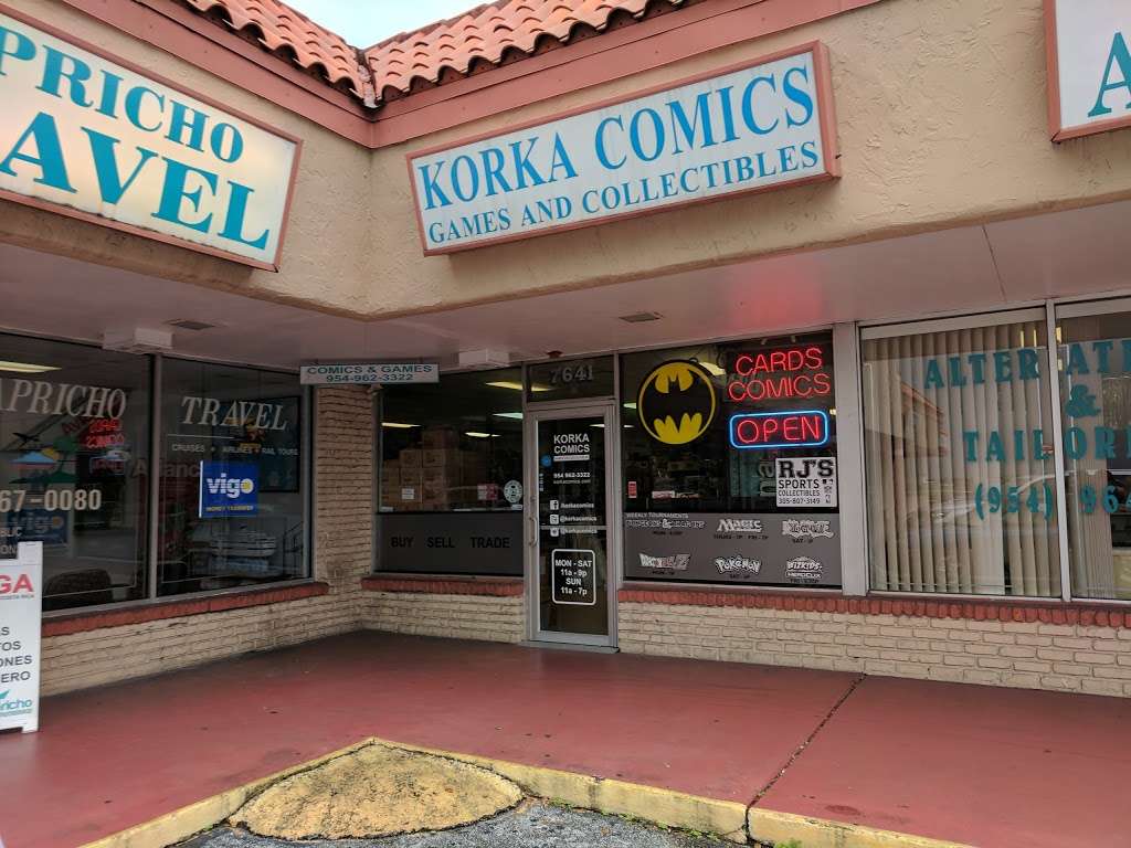 Korka Comics | 7641 Pines Blvd, Pembroke Pines, FL 33024, USA | Phone: (954) 962-3322