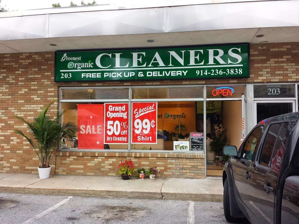 Greenest Organic Cleaners | 203 N Highland Ave, Ossining, NY 10562, USA | Phone: (914) 236-3838