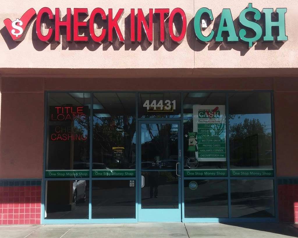 Check Into Cash | 44431 Valley Central Way, Lancaster, CA 93536, USA | Phone: (661) 726-0209
