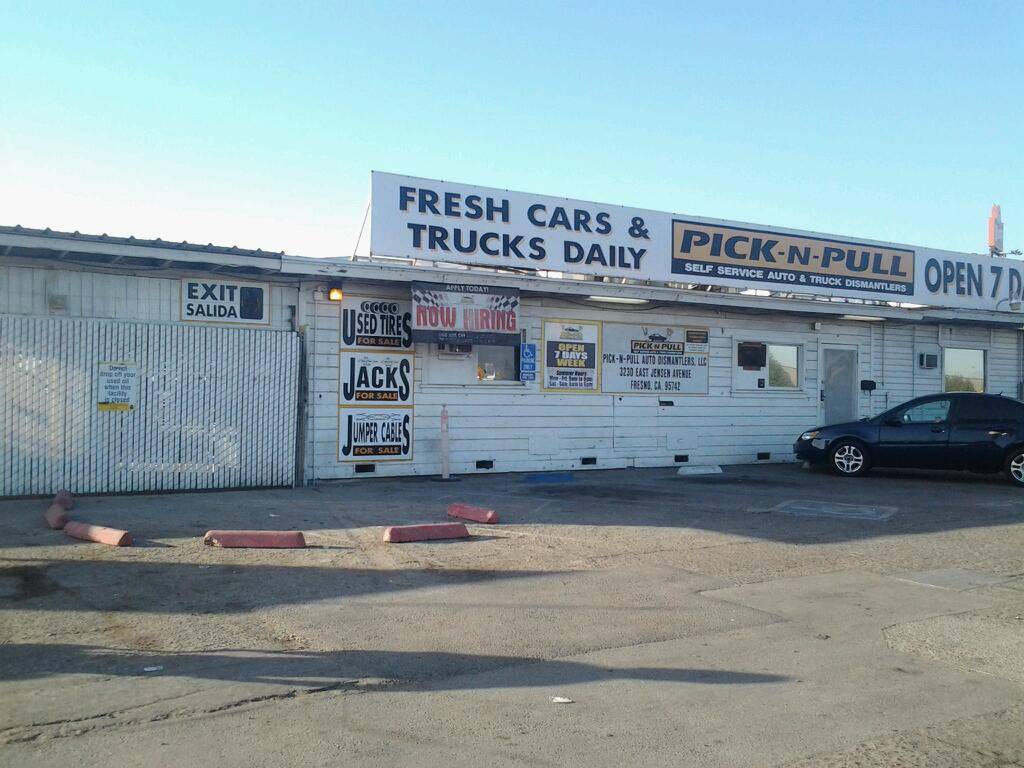 Pick-n-Pull Cash For Junk Cars | 3230 E Jensen Ave, Fresno, CA 93706, USA | Phone: (559) 233-3881