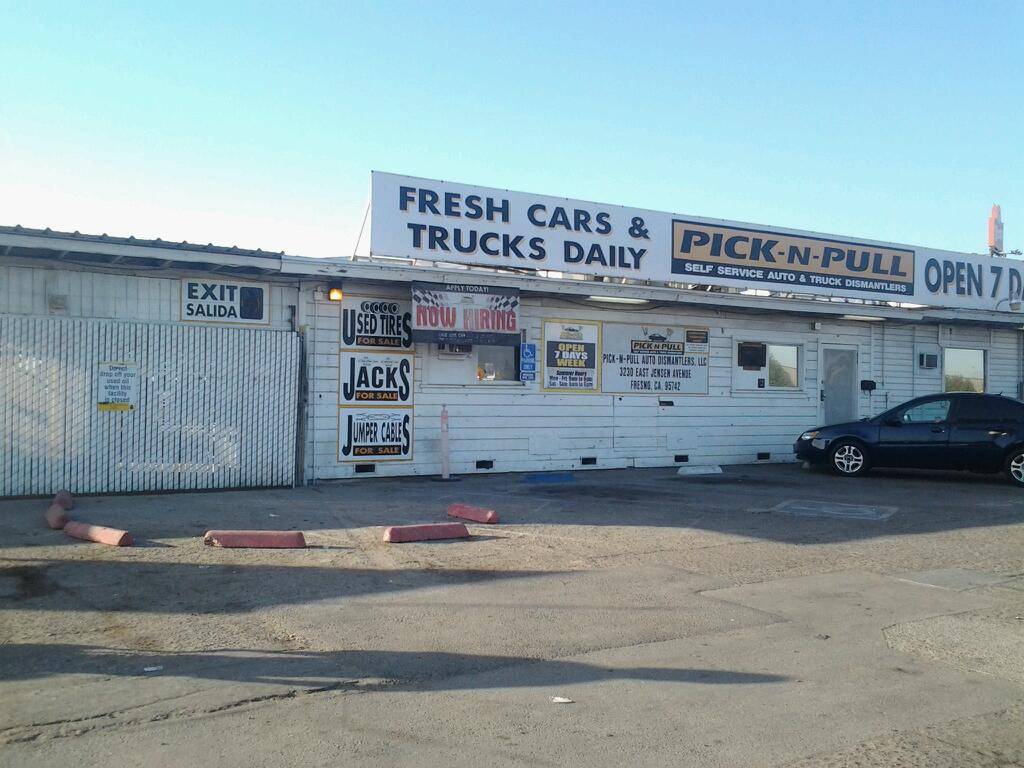 Pick n Pull Cash For Junk Cars 3230 E Jensen Ave Fresno CA