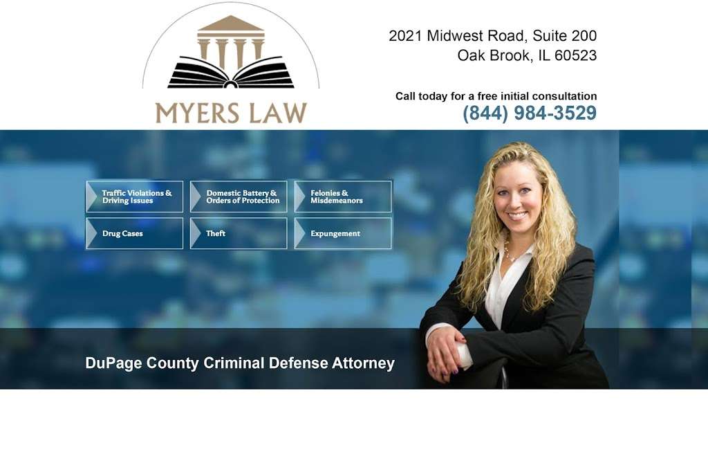 Myers Law LLC | 2021 Midwest Rd #200, Oak Brook, IL 60523, USA | Phone: (844) 984-3529