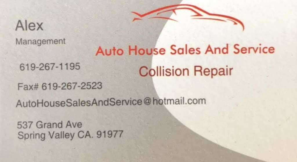 AUTO HOUSE SALES AND SERVICE | 537 Grand Ave, Spring Valley, CA 91977, USA | Phone: (619) 267-1195