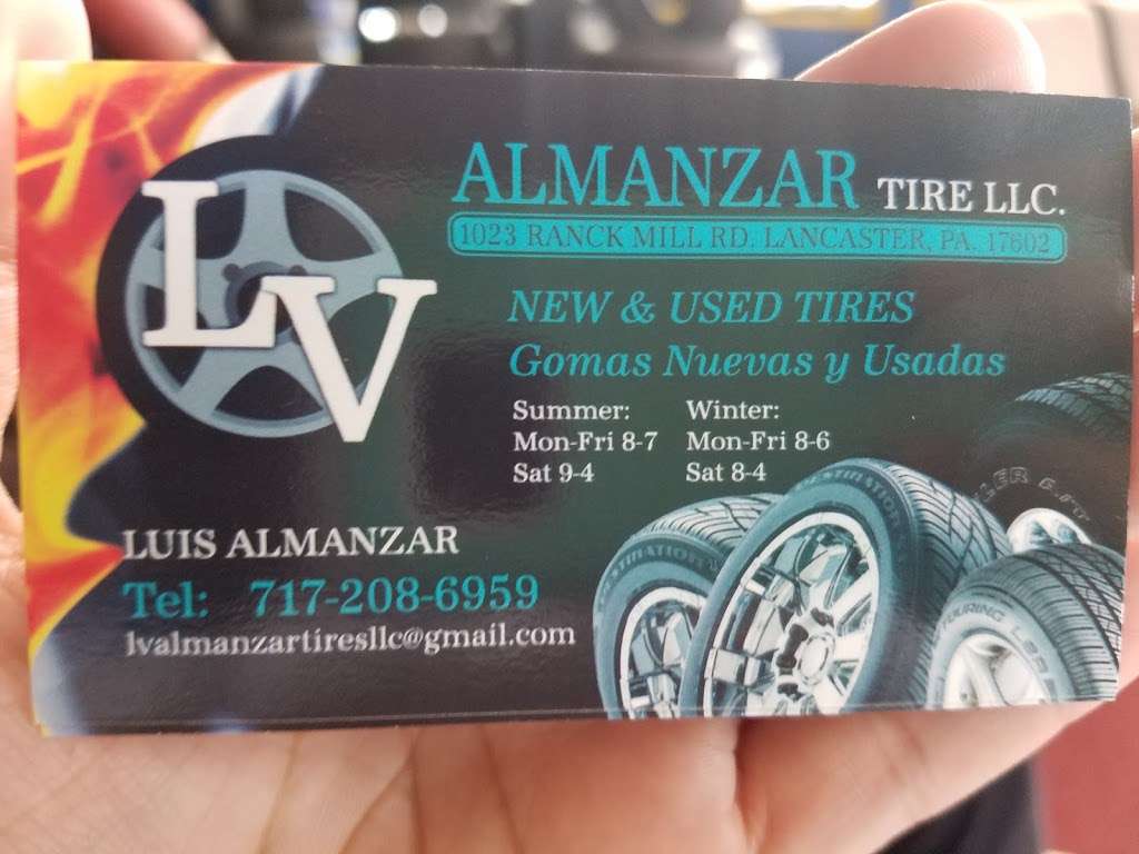 LV Almanzar Tire | 1023 Ranck Mill Rd, Lancaster, PA 17602, USA | Phone: (717) 208-6959