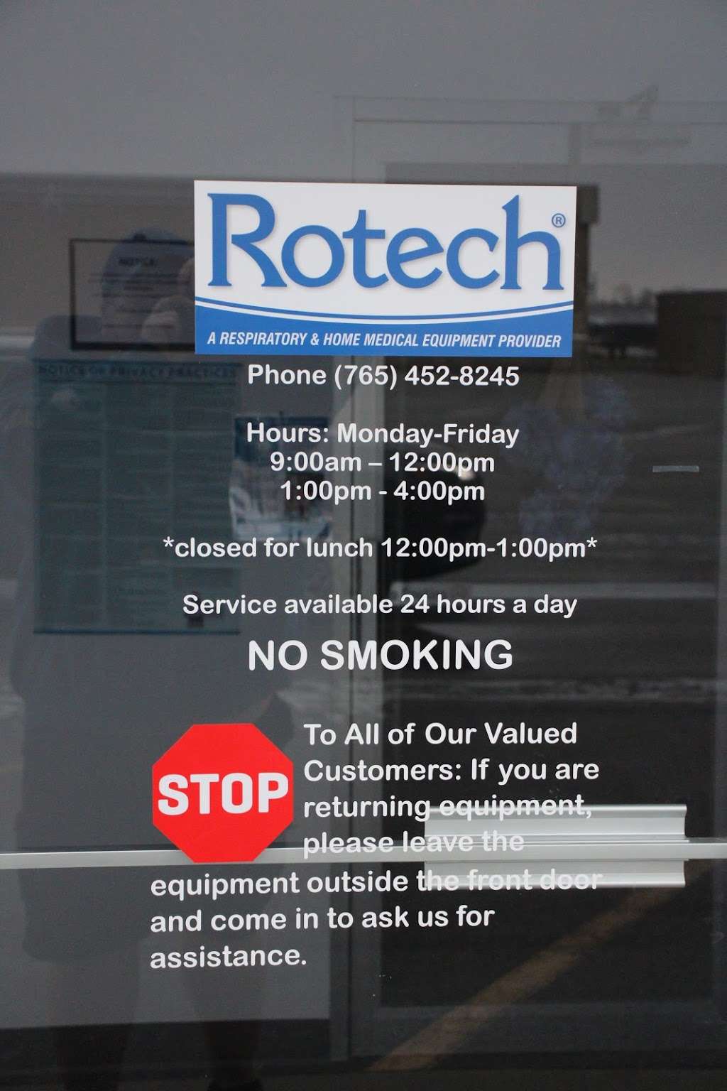 Rotech | 1558 E Blvd St suite b, Kokomo, IN 46902 | Phone: (765) 452-8245