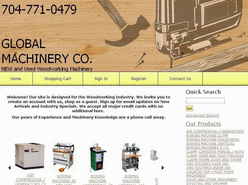 Global Machinery Co. LLC | 658 Griffith Rd, Charlotte, NC 28217, USA | Phone: (704) 900-7774