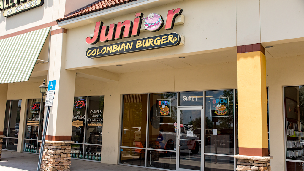 Junior Colombian Burger - Lee Vista Boulevard | 8255 Lee Vista Blvd, Orlando, FL 32829, USA | Phone: (407) 745-5052