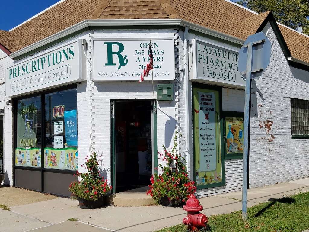 Lafayette Pharmacy | 330 Hillside Avenue, Williston Park, NY 11596, USA | Phone: (516) 746-0646