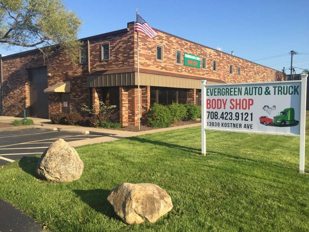 Evergreen Auto & Truck Body Shop | 13939 Kostner Ave, Crestwood, IL 60445, USA | Phone: (708) 423-9121