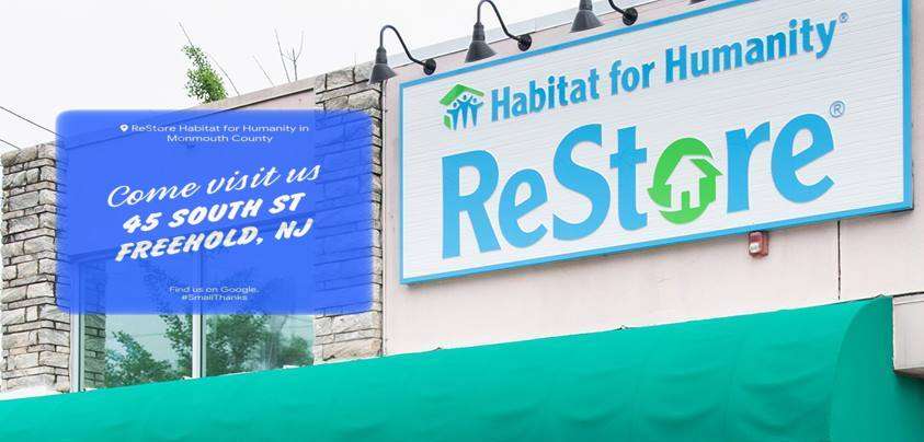 ReStore Habitat for Humanity in Monmouth County | 45 South St, Freehold, NJ 07728, USA | Phone: (732) 577-8160