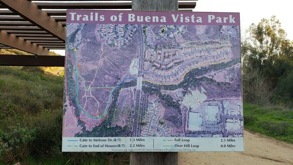 Buena Vista Park Loop Trailhead | 1601 Shadowridge Dr, Vista, CA 92081, USA