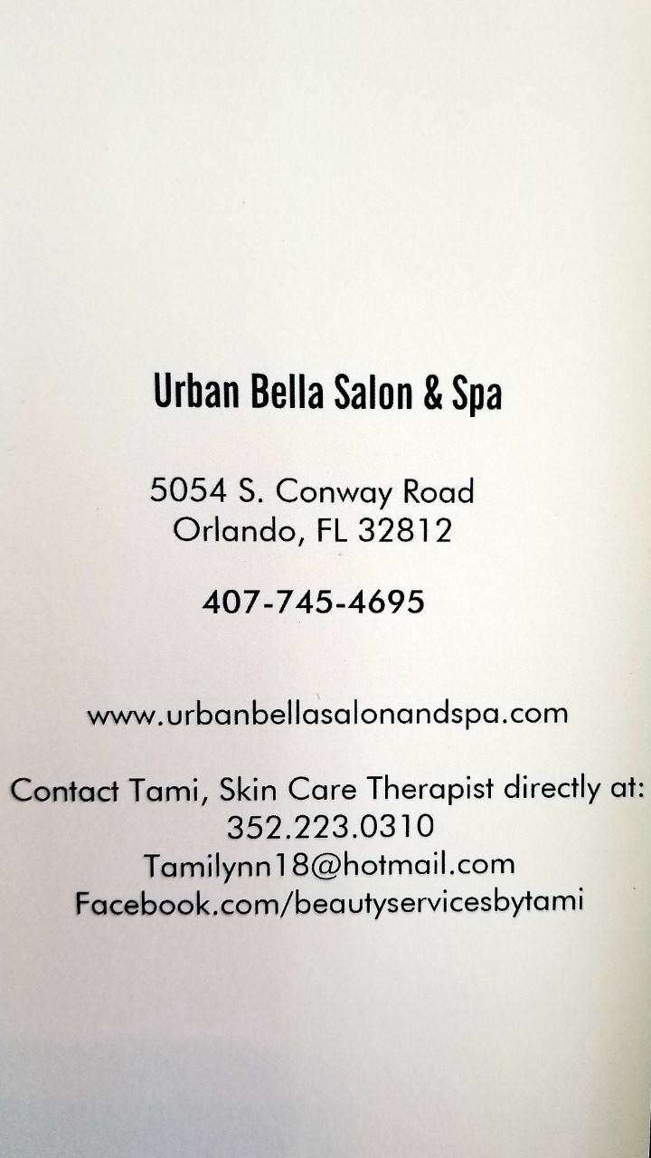 Skin Care by Tami at Urban Bella | 5054 S Conway Rd, Belle Isle, FL 32812, USA | Phone: (352) 223-0310