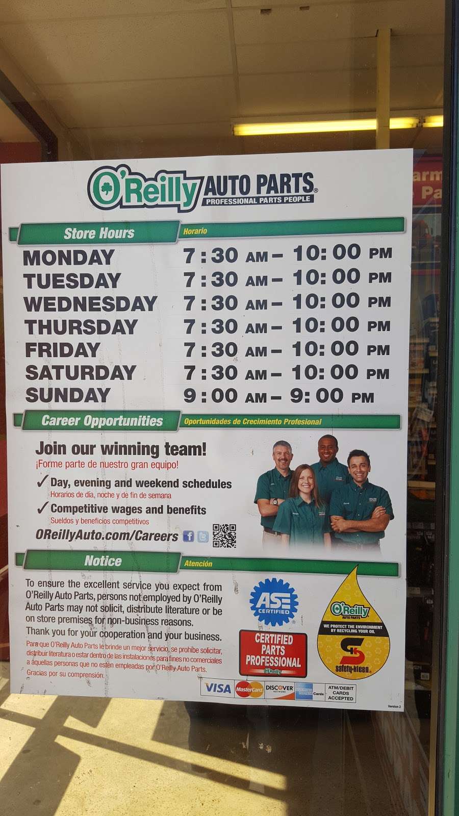 O Reilly Auto Parts | 3512 Avenue H, Rosenberg, TX 77471, USA