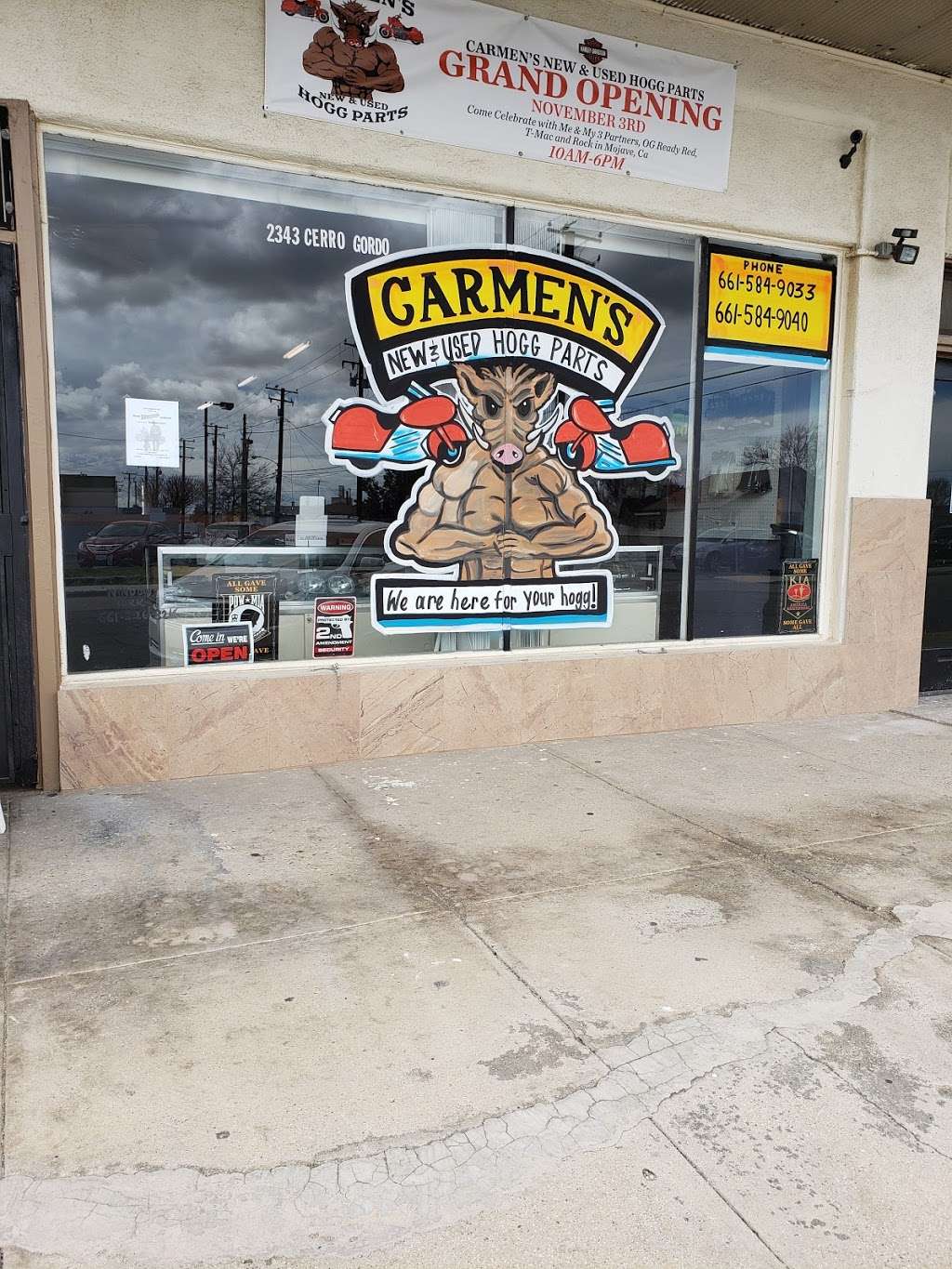 Carmens New and Used Hogg Parts | 2343 Cerro Gordo St, Mojave, CA 93501 | Phone: (661) 584-9033