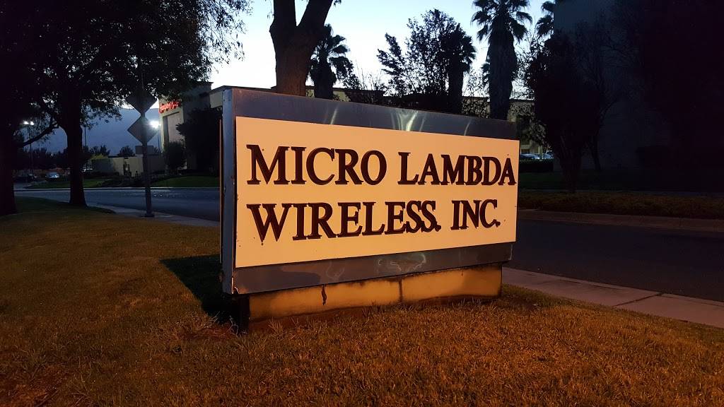 Micro Lambda Wireless Inc | 46515 Landing Pkwy, Fremont, CA 94538, USA | Phone: (510) 770-9221