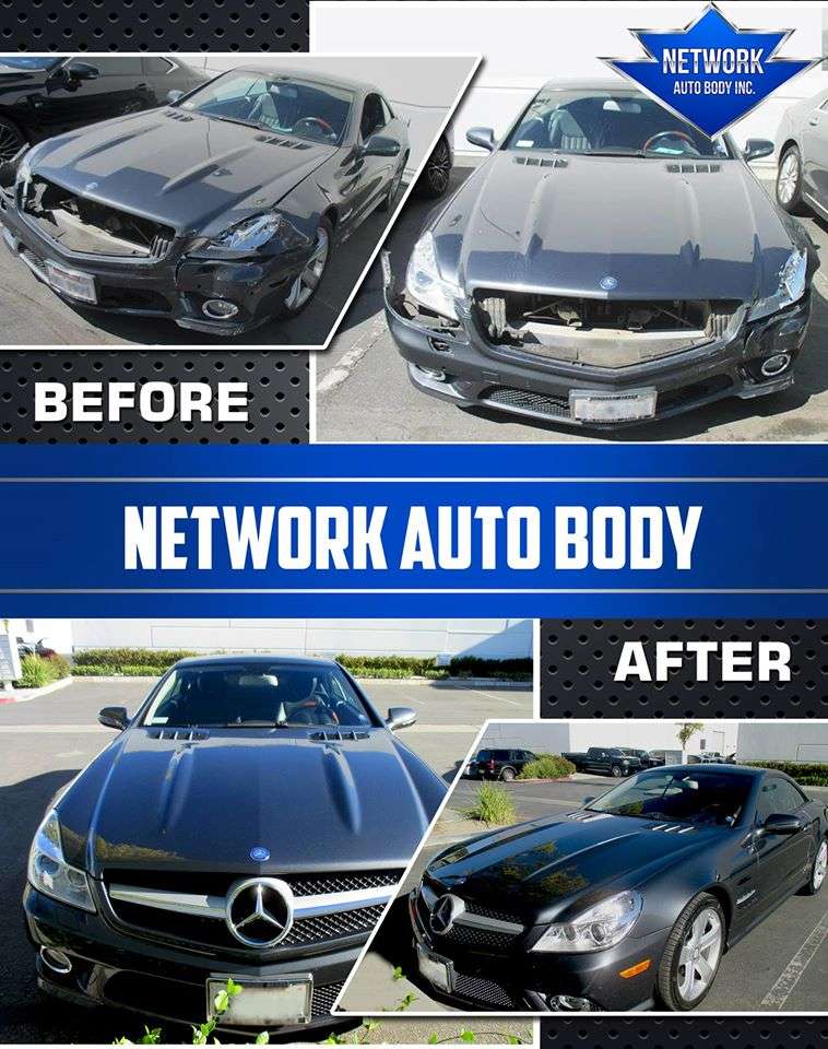 Network Auto Body (North Hollywood) | 7300 Radford Ave, North Hollywood, CA 91605, USA | Phone: (818) 308-8169