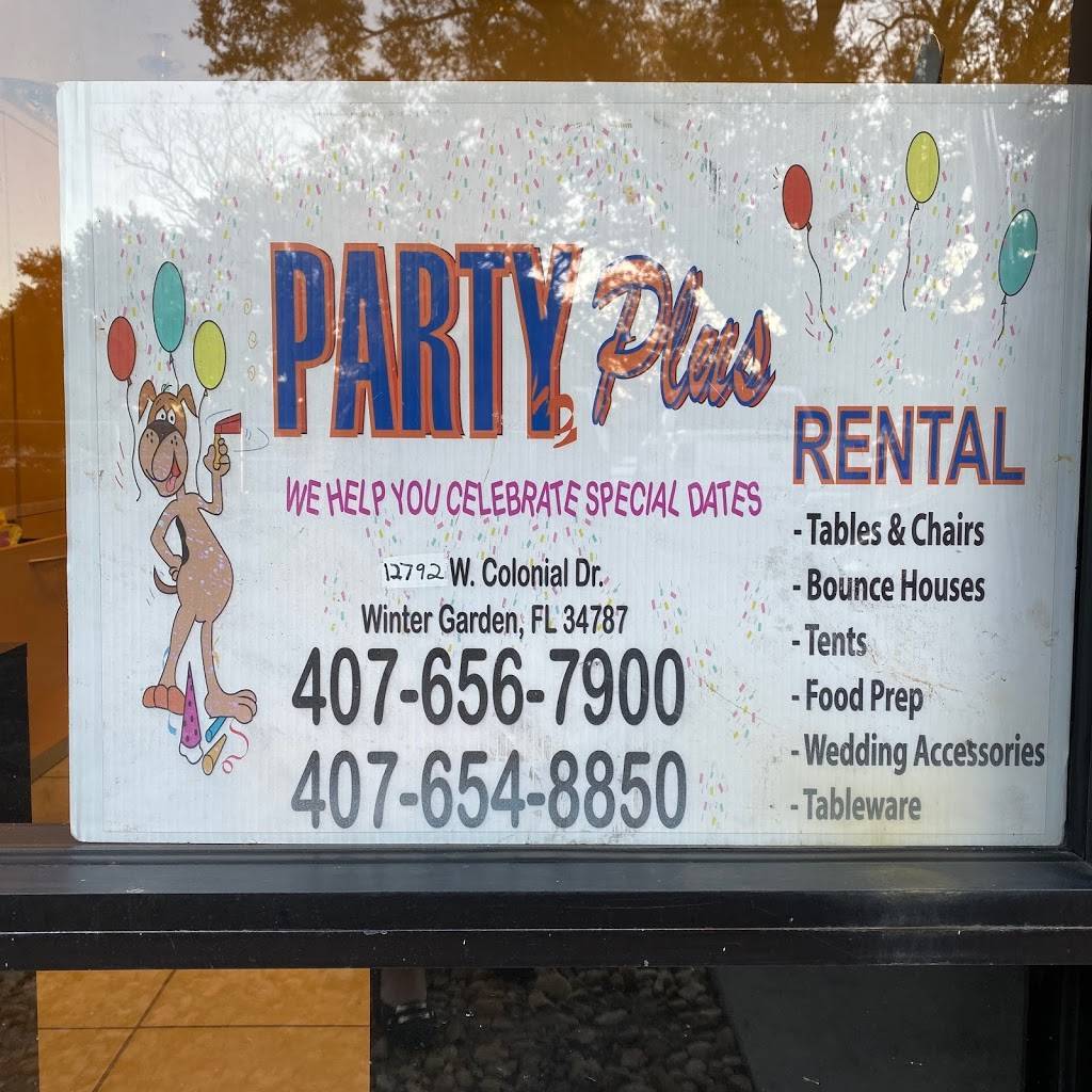 Party Plus Rentals | 12792 W Colonial Dr, Winter Garden, FL 34787, USA | Phone: (407) 654-8850
