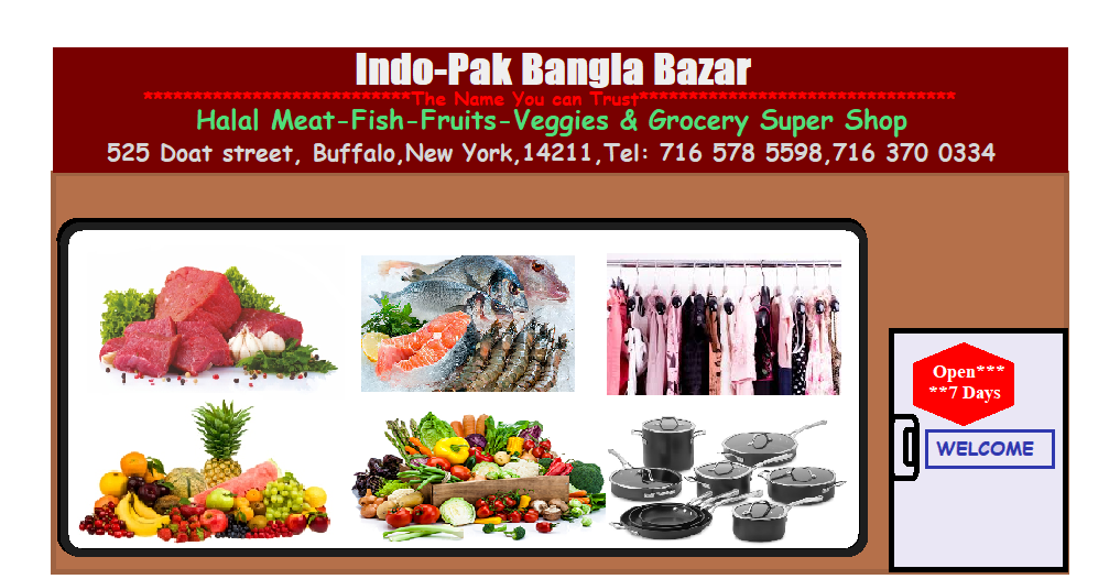 Indo-Pak Bangla Bazar Halal Meat and Grocery | 525 Doat St, Buffalo, NY 14211, USA | Phone: (716) 578-5598