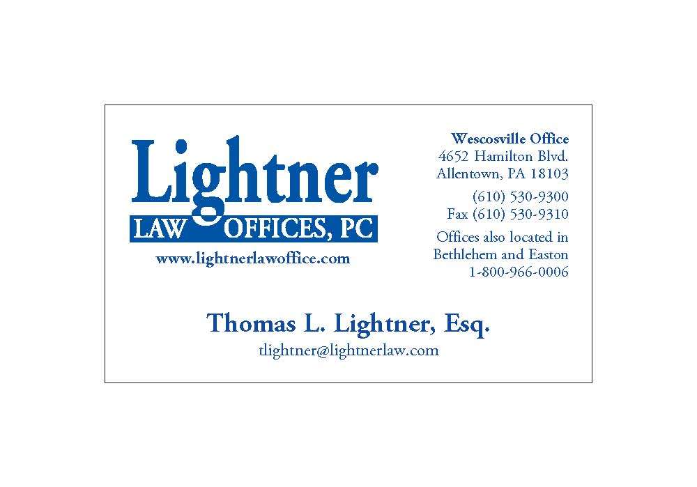 Lightner Law Office | 4652 Hamilton Blvd, Allentown, PA 18103, USA | Phone: (610) 530-9300