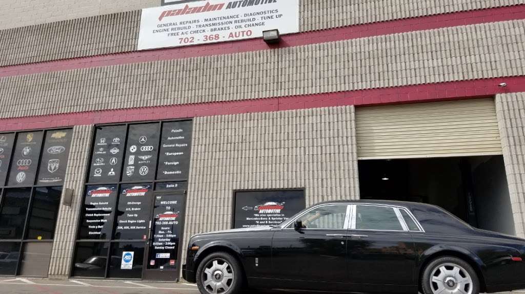 Paladin Automotive Center | 5240 Spring Mountain Rd B, Las Vegas, NV 89146, USA | Phone: (702) 368-2886