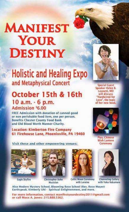 Manifest Your Destiny Expo | 803 Country Ln, Morgantown, PA 19543, USA | Phone: (215) 888-5362