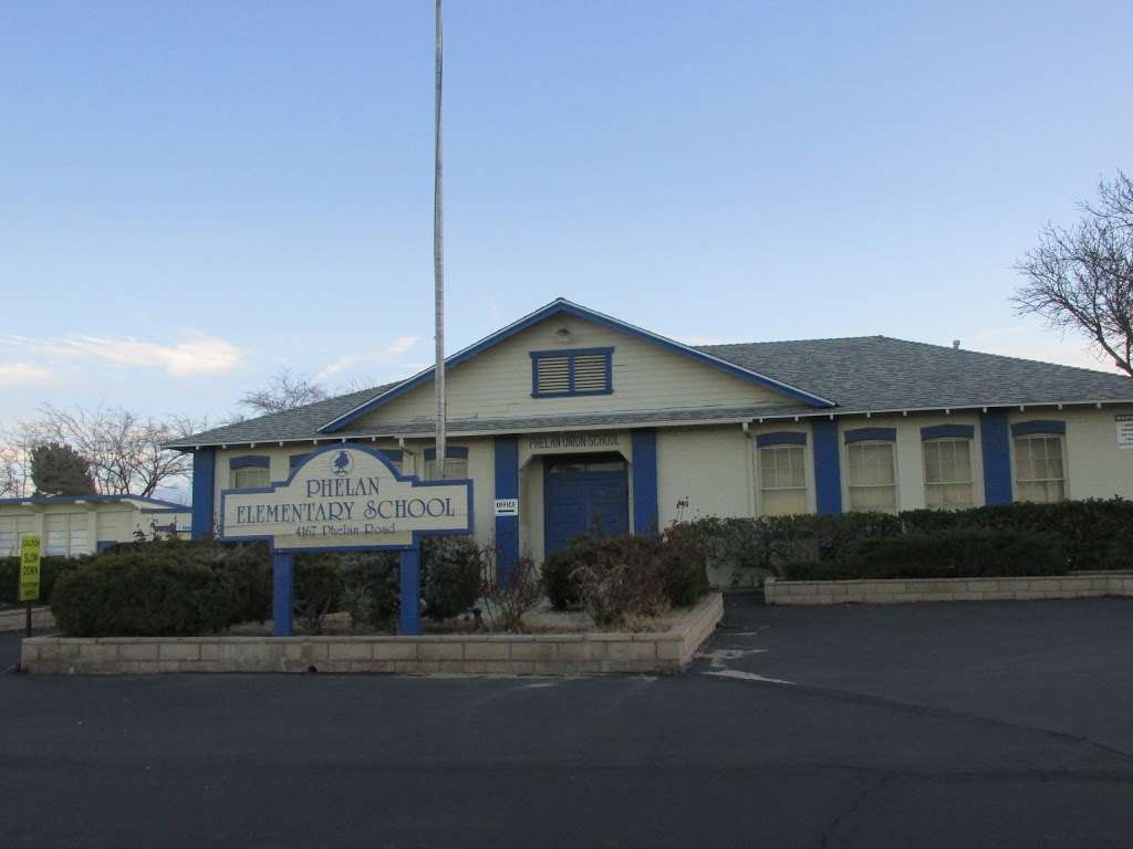 Phelan Elementary School | 4167 Phelan Rd, Phelan, CA 92371, USA | Phone: (760) 868-3252