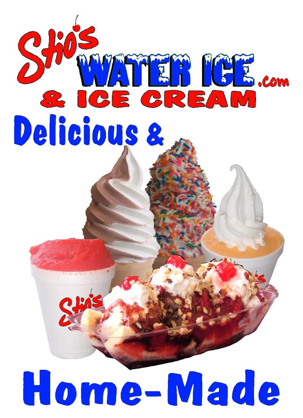 Stios Water Ice & Ice Cream | 440 Blue Bell Rd, Williamstown, NJ 08094, USA | Phone: (856) 875-3421