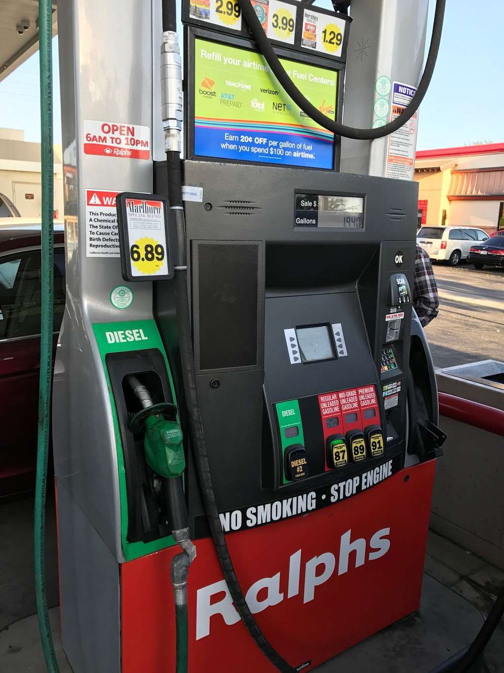 Ralphs Fuel Center | 12660 Limonite Ave, Corona, CA 92880, USA | Phone: (951) 734-4394