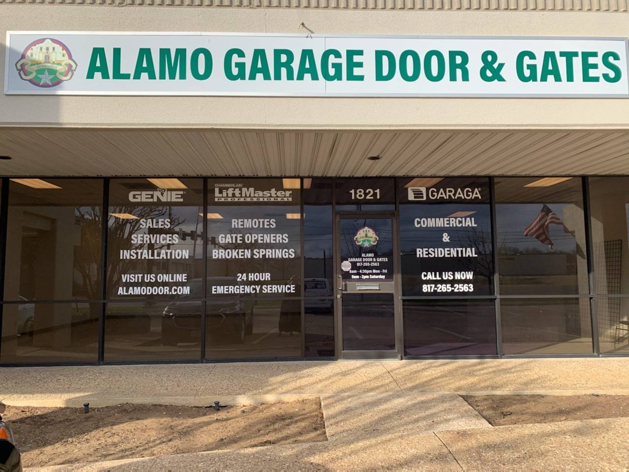 Alamo Door & Gates | 1821 E Division St, Arlington, TX 76011, United States | Phone: (817) 265-2563