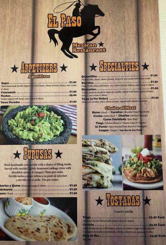 El Paso Mexican Restaurant | 2209 Bristol Pike, Croydon, PA 19021, USA | Phone: (215) 458-7887