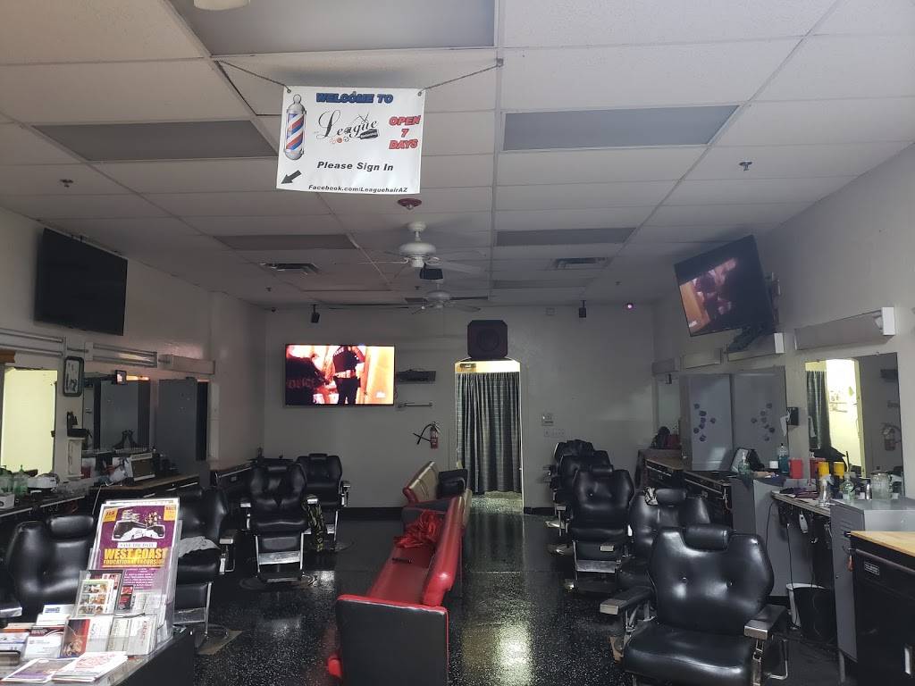 The League barbershop and salon | 965 E Van Buren St, Avondale, AZ 85323, USA | Phone: (623) 925-8777