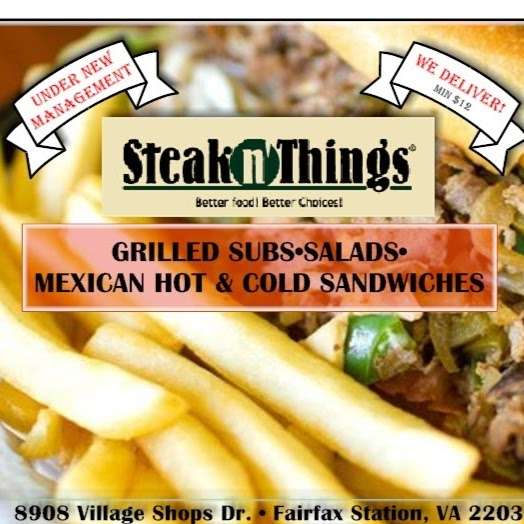 Steak n Things | 8908 Village Shops Dr, Fairfax Station, VA 22039, USA | Phone: (703) 690-0690