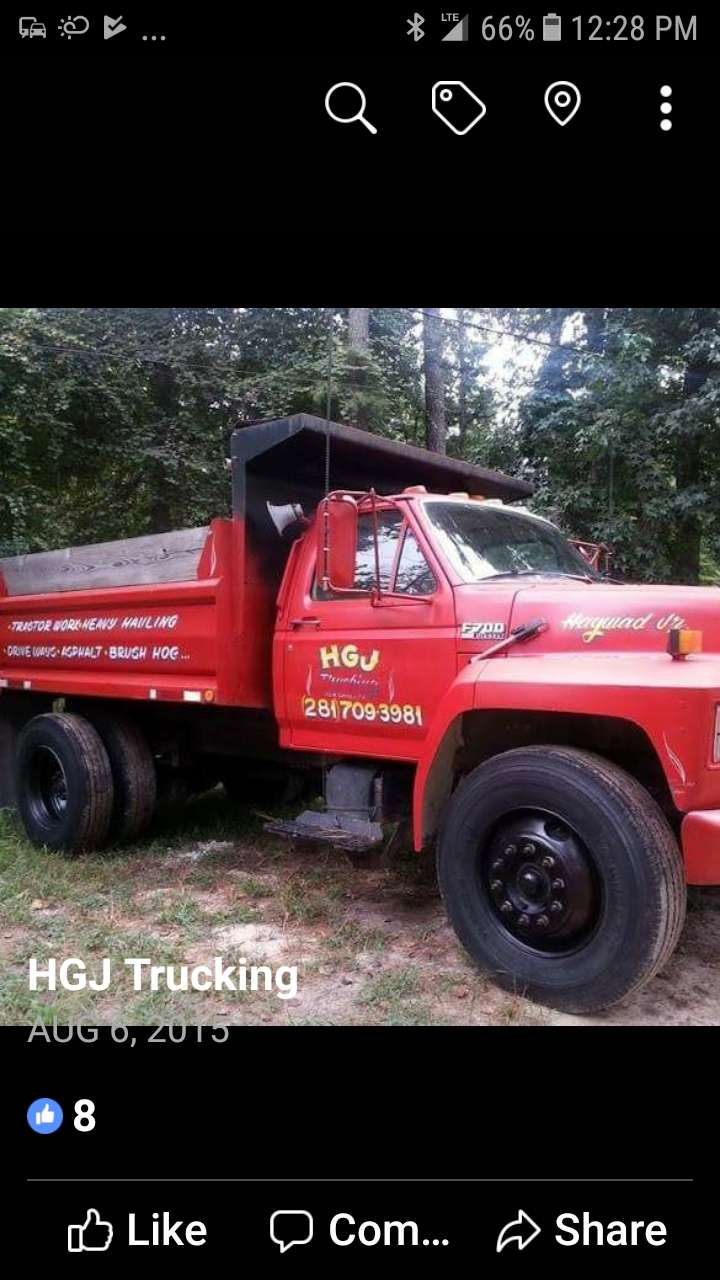 HGJ Trucking | 21484 Dogwood Dr, New Caney, TX 77357, USA | Phone: (281) 709-3981