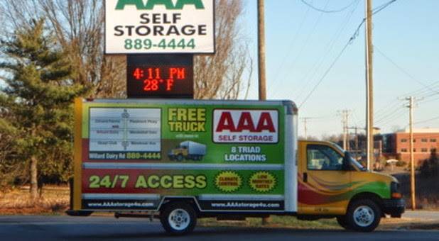 AAA Self Storage at Willard Dairy Rd | 2553 Willard Dairy Rd, High Point, NC 27265, USA | Phone: (336) 967-8525